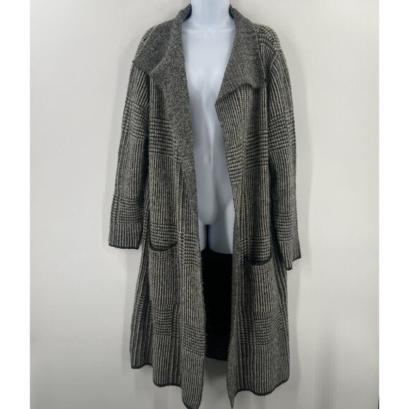 Joseph A Women's S Cozy Marled Duster Longline Open Sweater Coat Minimalist - Picture 10 of 10